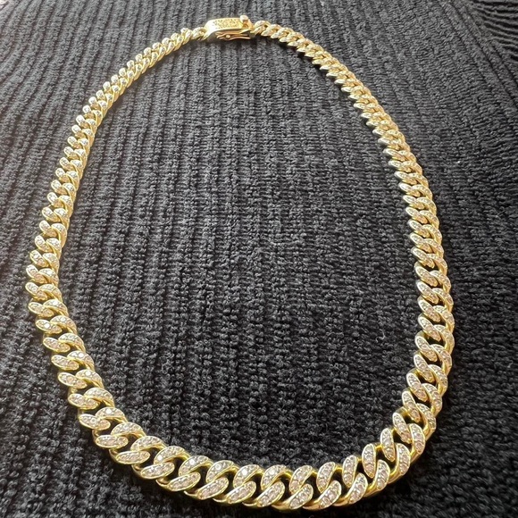 Diamond Cuban link chain - Picture 1 of 2